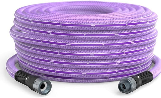 ESSENCE Garden Hose, 5/8" 100ft – Kink-Proof, Abrasion-Resistant, Durable Hybrid Polymer, Cold-Weather Flexible, Ideal for Everyday Outdoor Use and Watering, Including Vegetable Gardens