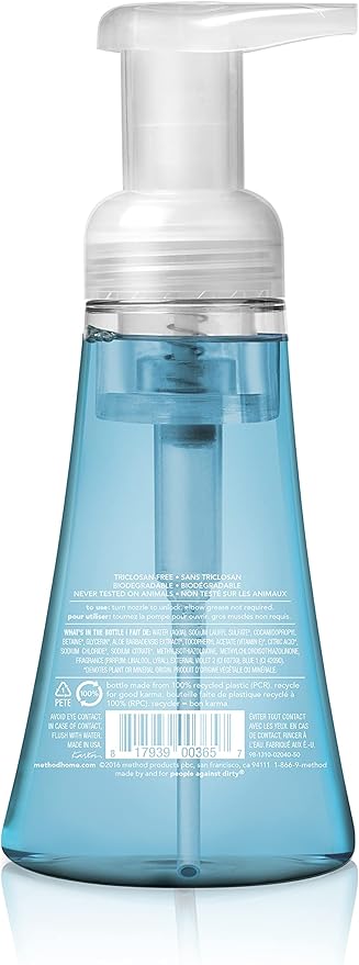 Method Foaming Hand Soap, Sea Minerals,Biodegradable Formula, 10 Fl Oz (Pack of 1)