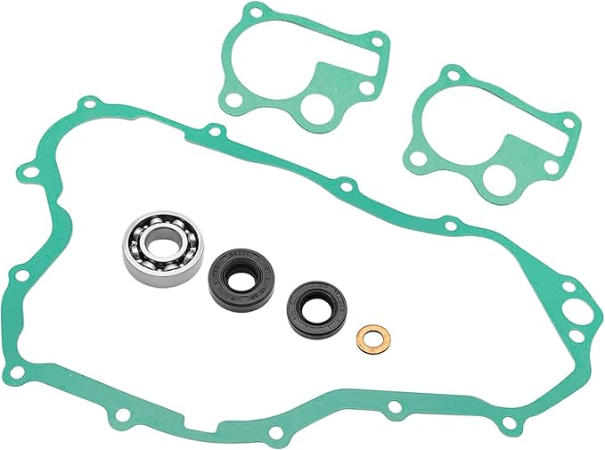 for Honda CR250 CR250R Water Pump Rebuild Kit 1992-2001 Bearing Seal Gasket, OEM# 91001-KA4-003 91201-965-000 91211-KA3-761