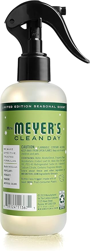 Mrs. Meyer's Clean Day Room Freshener, Iowa Pine (8 Fl Oz (Pack of 6))