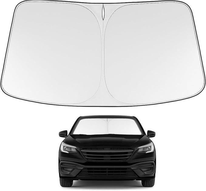 Proadsy Windshield Sun Shade for Subaru Legacy 2020-2023 2024 2025 Foldable Front Sunshade Protector Sun Visor Blocks UV Rays Keep Car Cooler