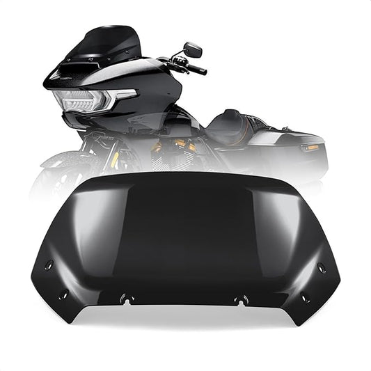 11.5" Wave Windshield Windscreen Wind Splitter Compatible for Harley CVO Road Glide FLTRXSE, CVO Road Glide ST FLTRXSTSE, Road Glide FLTRX 2024 for CVO Road Glide FLTRXSE 2023 (Black)