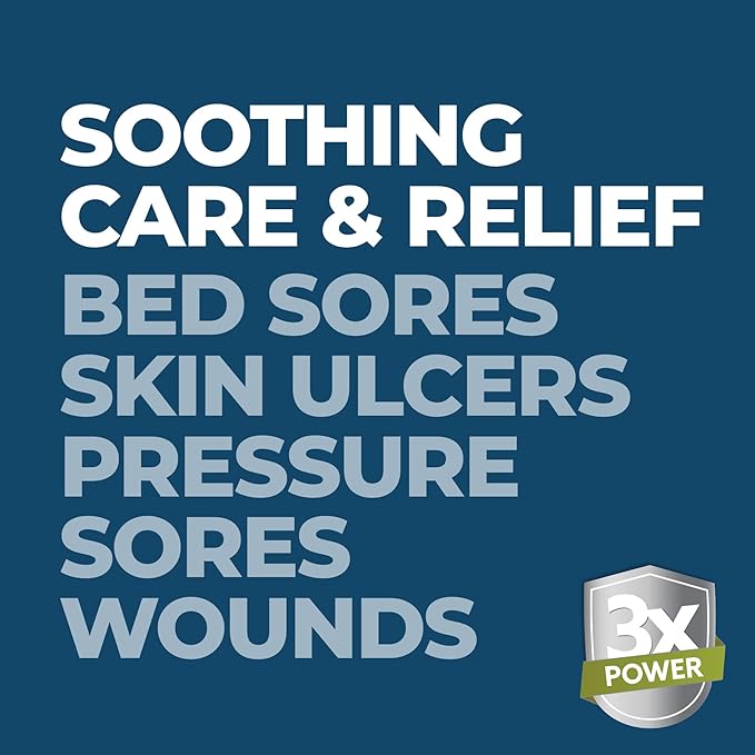 terrasil Bed Sores Treatment Cream & Pressure Sores Cream – Natural Ingredients for Healing of Bedsores, Ulcers & Wounds, 3X Power for Fast Soothing Relief (1.5 oz jar)
