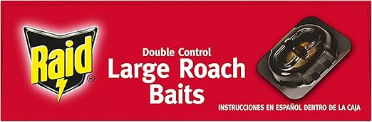 Raid Double Control Large Roach Baits (8 Count (Pack of 3))
