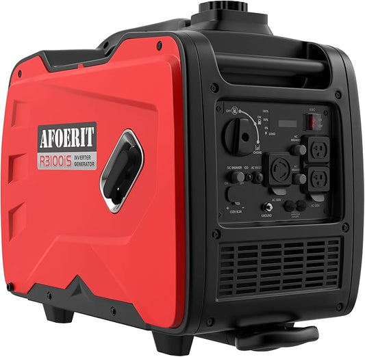 3500 Watt Generator Inverter Portable, Quiet Lightweight Gas Generaror for Camping, Power Equipment Fuel RV Ready