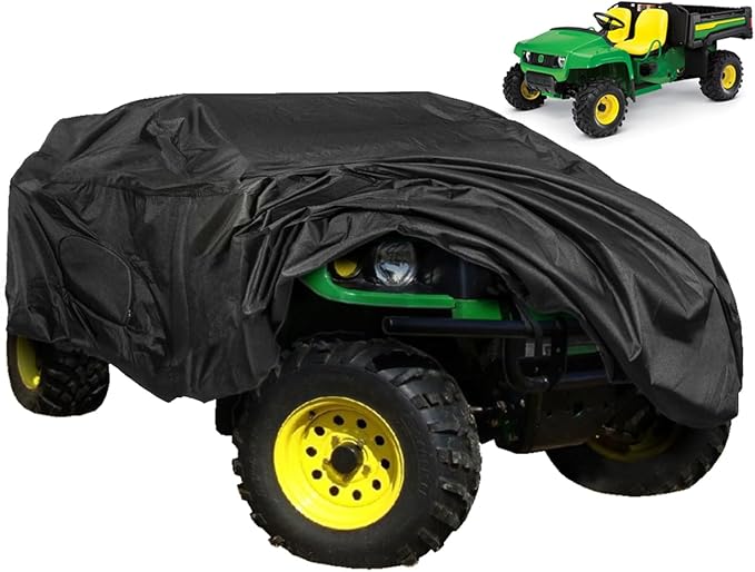 Waterproof Gator Cover for John Deere LP93547 CPLP93547, Durable Full-Size Gator Storage Covers Against Water, UV, Dust, Snow, Wind All Weather Protection for Outdoor Lawn Mower Storage