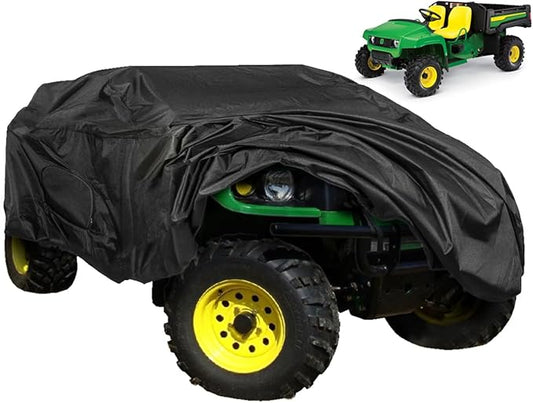 Waterproof Gator Cover for John Deere LP93547 CPLP93547, Durable Full-Size Gator Storage Covers Against Water, UV, Dust, Snow, Wind All Weather Protection for Outdoor Lawn Mower Storage