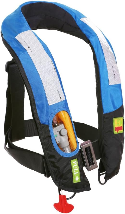 Premium Quality Manual Inflatable Life Jacket Lifejacket PFD Life Vest Highly Visible Inflate Survival Aid Lifesaving PFD New
