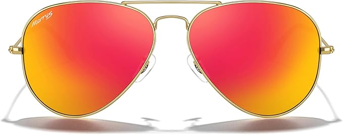 MERRY'S Classic Polarized Aviator Sunglasses for Men Women S6025