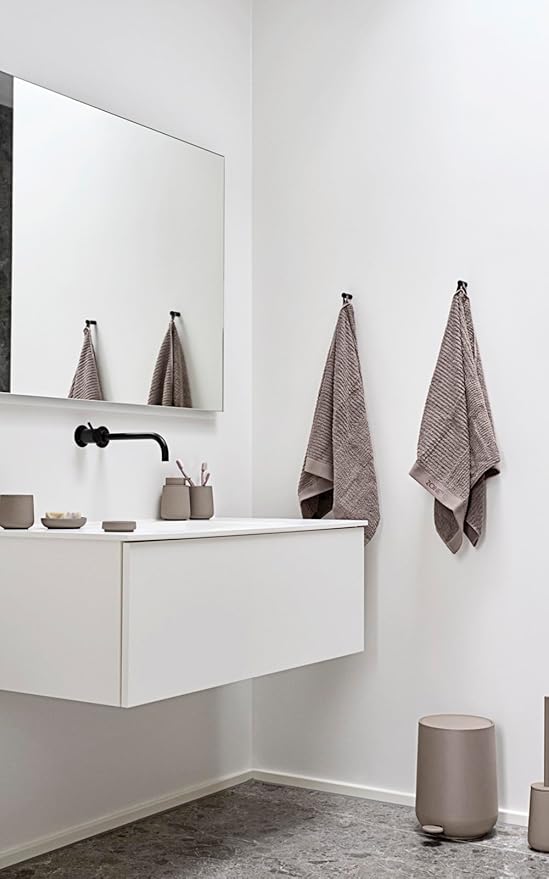 ZONE DENMARK Nova Soap Dispenser - A Fusion of Sleek Design and Durable Material - Elevate Your Bathroom with Sophistication and Practical Elegance. A Stylish and Functional Bathroom Accessory