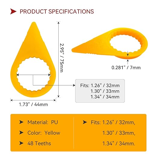 Loose Wheel Nut Indicators 100 Pcs - 33mm Orange Visual Warning Arrows Essential for Truck, Trailer, Bus, Tractor Fleet Safety & Agricultural Industrial Vehicles
