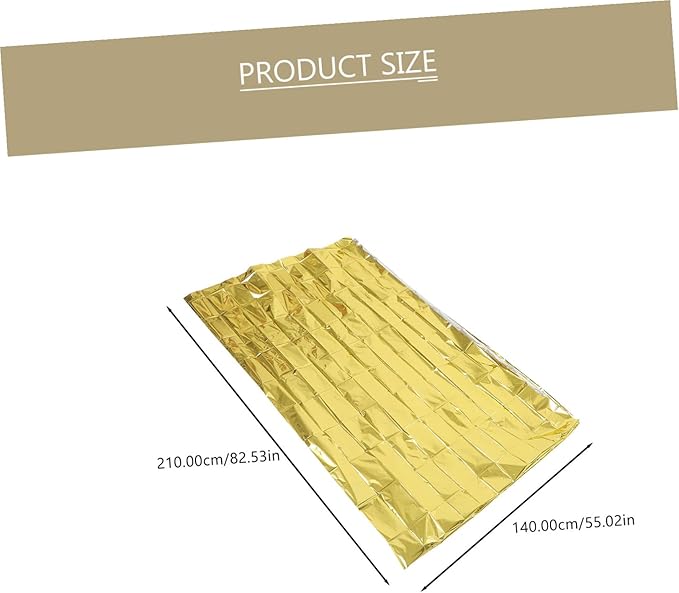 10pcs Outdoor Emergency Thermal Blankets Windproof Sun Protection Insulation for Camping Marathon Rescue First Aid