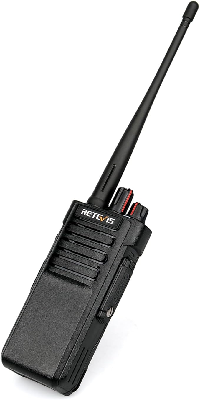 Retevis RT29 Long Range 2 Way Radio with Mic, 15in Antenna,Heavy Duty Professional Walkie Talkies,IP67 Waterproof Two Way Radio,700,000 sq. ft/50 Floor Range,3200mAh,for Construction Logistics(4Pack)