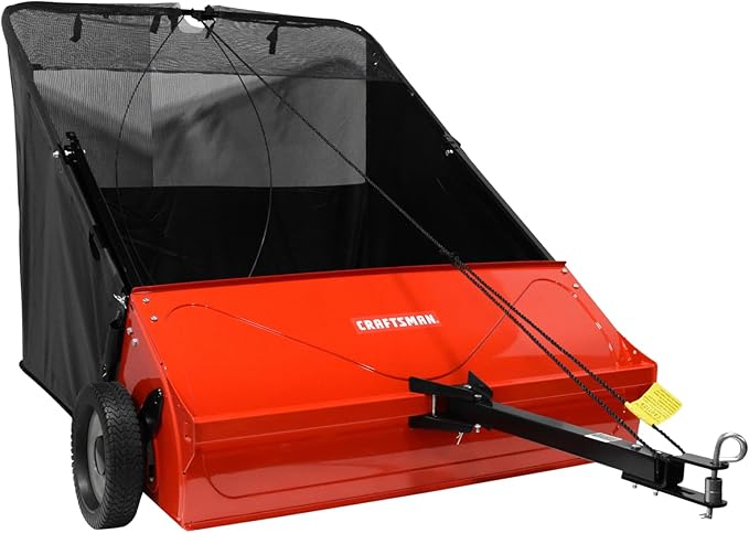 Craftsman 42” CMXGZBF45521 Universal Tow Behind Tow Lawn Sweeper