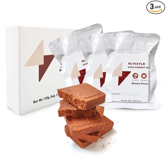 Emergency Food Ration Bars 3 Pack,Sugar-free Emergency Meals Ration Bars,2025 Long Shelf Life Emergency Supplies for Disaster,Camping