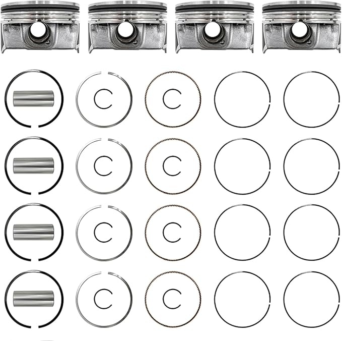 G4KJ 2.4L Engine Rebuild Overhaul Kit Crankshaft Connecting Rod Piston Gasket Kit Compatible with Hyundai Tucson Sonata Fe Fits for Kia Sorento Optima Sportage 2.4L 2011-2020 23111-2G200 23510-2G500