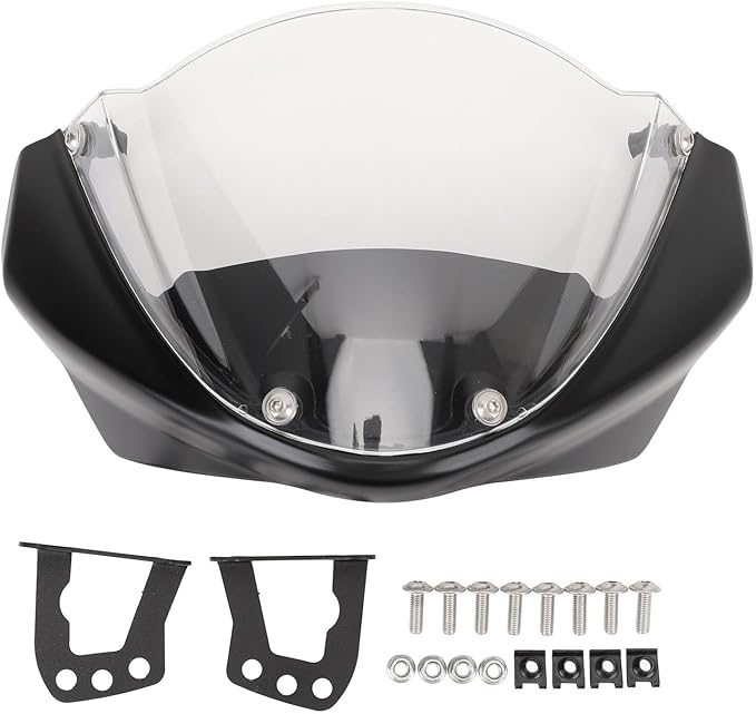 696 795 796 M1100 Motorcycle Windguard, Rugged PC Construction, Front Wind Deflector Screen