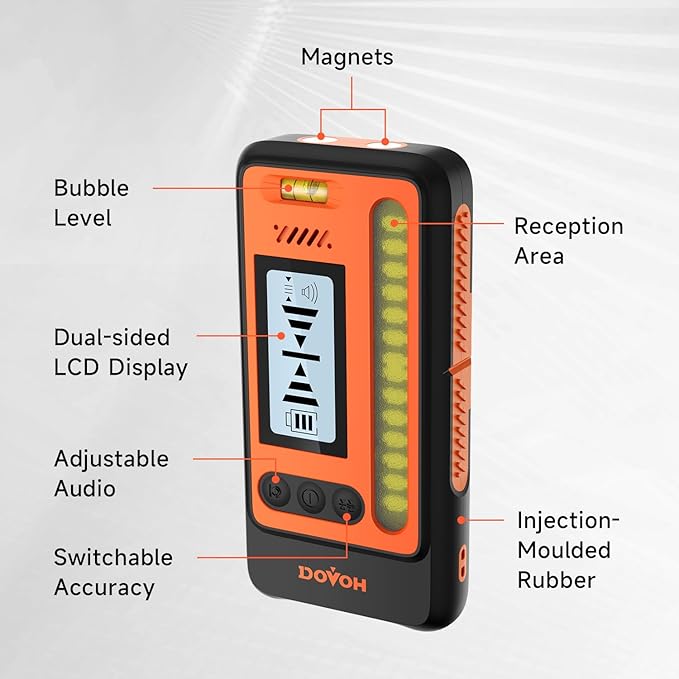 K4 4D Laser Level with Receiver and Tripod, Class Ⅱ