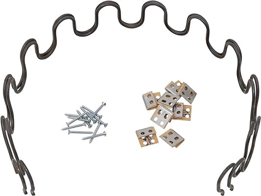 House2Home 27" Sofa Upholstery Spring Replacement, 2pk Repair Kit for Furniture Chair Couch, Includes Clips, Screws, and Instructions