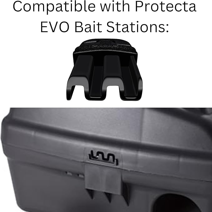 Key for ProTecta EVO Bait Stations - Rat Bait Station Key Compatible with Protecta EVO, Express, Ambush and Circuit Bait Station - Comes with Robby’s Cloud Keychain (12 Pack)