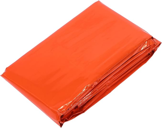 Portable Emergency Bivy Sack Lightweight Thermal Survival Gear Blanket for Camping Hiking Moisture and Dirt Resistant Foldable Outdoor Protection