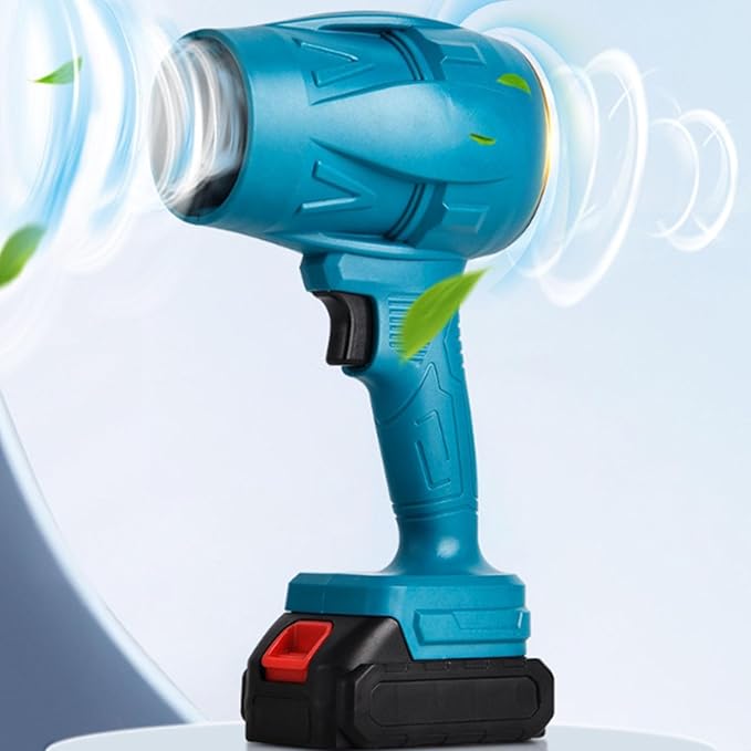 Leaf Blower Cordless, 21V Electric Cordless Leaf Blower, Leaf Cleaner for Lawn Care, Patio, Blowing Leaves,Dust,Depot,Blue