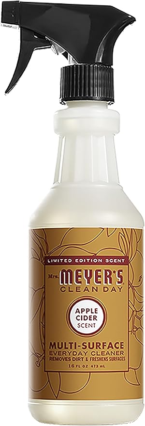 Mrs. MEYER'S Apple Cider Kitchen Set, Includes, 1 Hand Soap, 1 Dish Soap, and 1 Multi Surface Cleaner 3 ct.