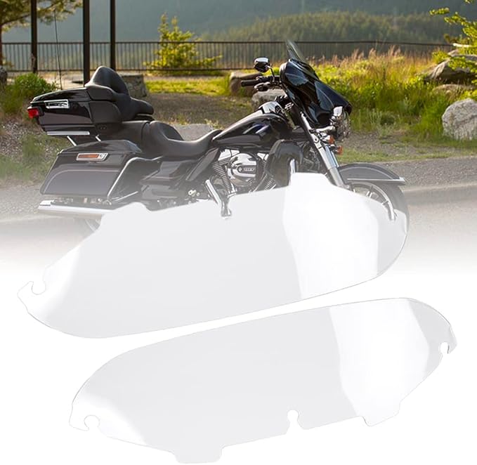 WYNMOTO 4.5" Clear Tint Windshield Windscreen Compatible for 96-13 Harley Davidson Touring Street Glide Electra Glide FLHT FLHTCU Ultra Classic Glide FLHX FLHTK 1996-2013