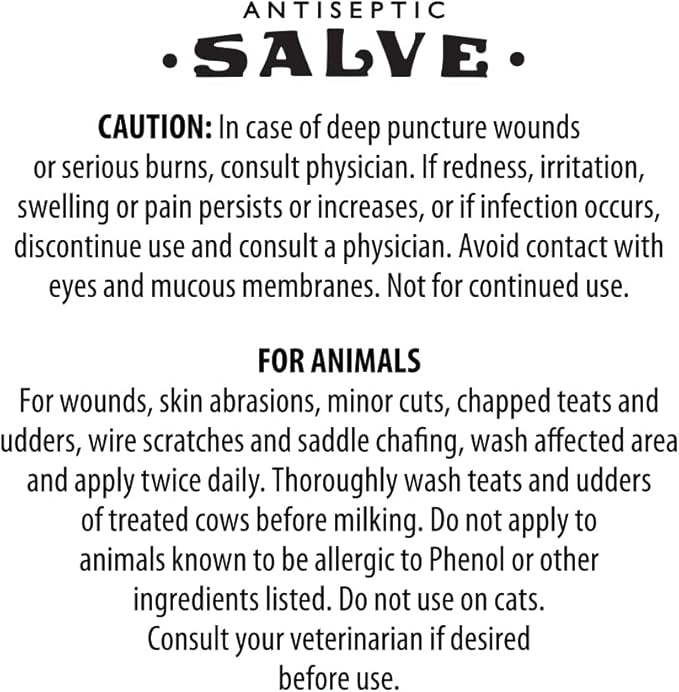 Rawleigh Antiseptic Salve Iconic Yellow Big Tin: 4.5 oz, Multi-Purpose Ointment Soothes Cuts, Bruises, Irritations, with Turpentine, Phenol, Cottonseed Oil & Paraffin, Original Formula - Pack of 6