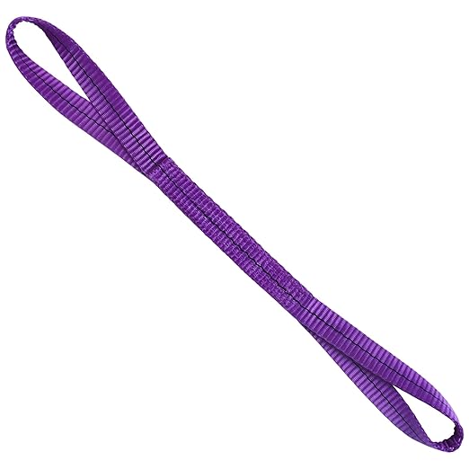 Lift Sling Straps,1" x 2' 2-Ply Heavy Duty Flat Eye Lift Slings,Polyester Lifting Strap Nylon Tree Saver Recovery Strap Web Sling Rigging Moving Tow Hoist Gear Straps Kit 3200 lb 2600 lb 6400 lb