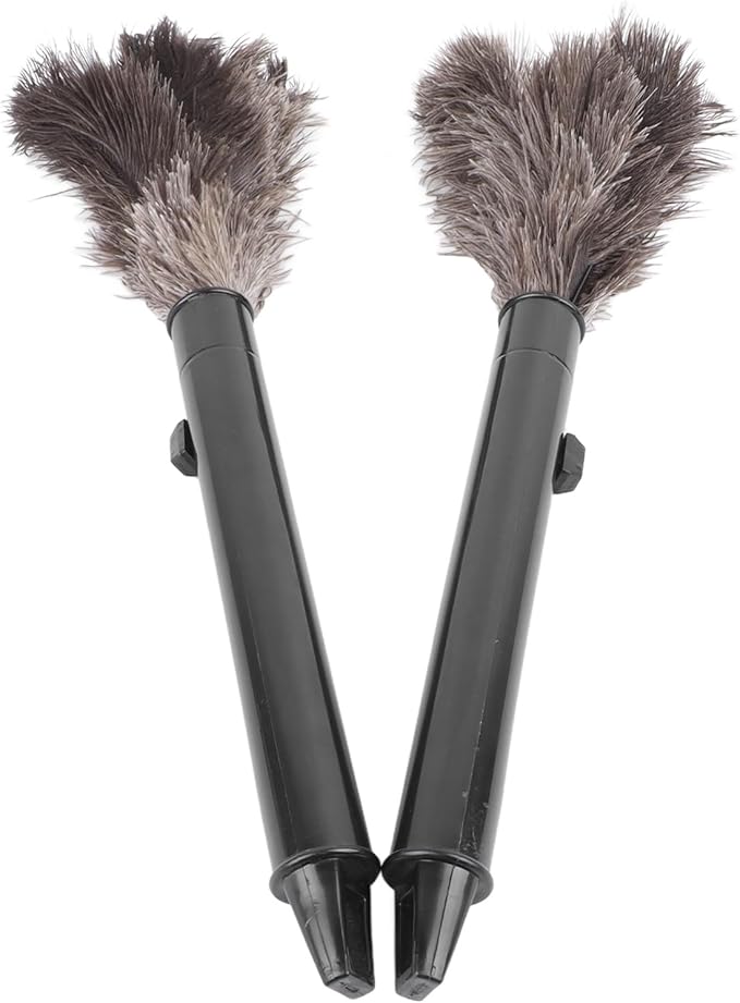 Keenso Adjustable Long Handle Retractable Dusting Brush for Quick Dust Removal, Home Office, Hotel, Pack of 2