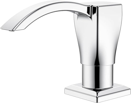 Ultimate Unicorn Kitchen Sink Soap Dispenser, Built-in Under Sink Chrome Dispenser, ABS Plastic, With 13 Ounce Bottle, U-SD001C