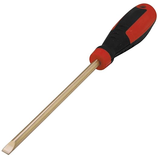 C.S. Unitec "Screwdriver Flat Head Non-Sparking, Non-Magnetic, Corrosion Resistant 1/4"" x 6"" TUV Certified EX801-6B"