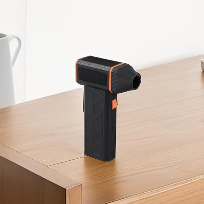 Compressed Air Duster F31 130000RPM 120W Electric Air Blower with 3 Speed Brushless Motor, 2500mAh Rechargeable Battery for Keyboard, Camera Lens, Pet Hair and Dust Cleaning