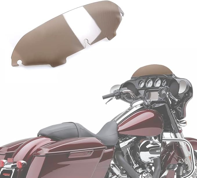 WYNMOTO 4.5" Tint Windshield Windscreen Compatible for 1996-2013 Harley Davidson Touring Street Glide Electra Glide FLHT FLHTC FLHX 96-13