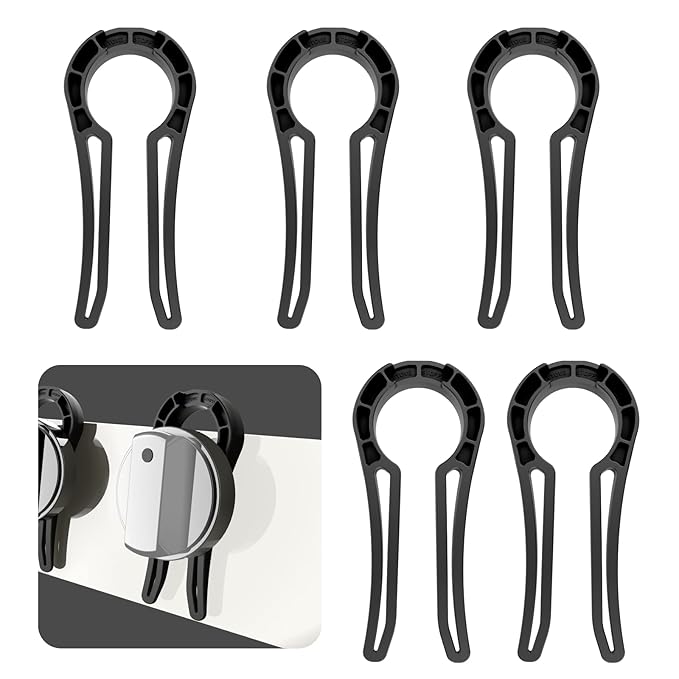 5 Pack Gas Stove Knob Locks for Child Safety, Child Proof Knob Safety Covers