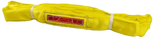Power Lift PL3x6' Yellow Polyester Round Sling (8,400 lb. Vertical Capacity)| Various Sizes in Listing | Kennedy Wire Rope & Sling Co. | Proudly Manufactured in The USA