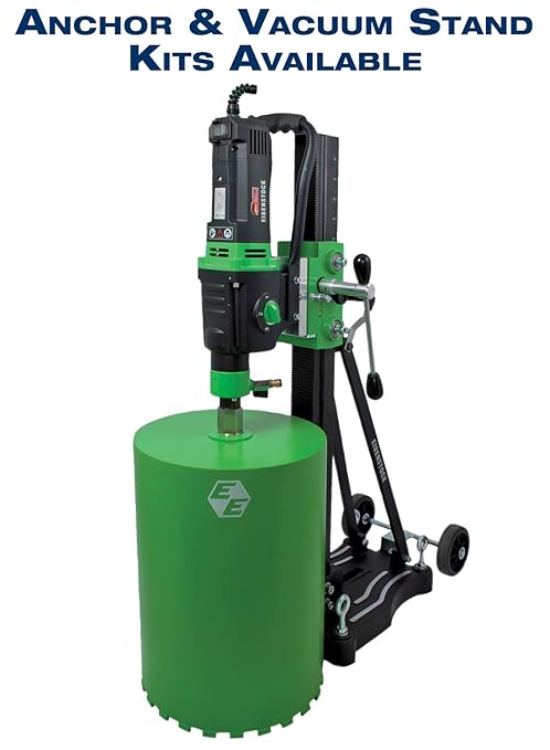 CS Unitec EBM 352/3 P - 14 in. Capacity Concrete Core Drill - Wet Diamond Core Drill - 3-Speed for Concrete, Brick, Block, Aspahlt, and Stone - Made in Germany - 110V