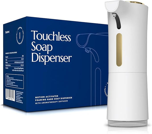 Cleanomic Touchless Soap Dispenser - Automatic Soap Dispenser, Automatic Hand Soap Dispenser, Automatic Soap Dispenser Touchless, Auto Soap Dispenser Touchless, Bathroom Countertop Soap Dispenser