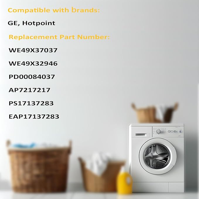 WE49X37037 Dryer Heater Wire Repair Kit Fits for GE/Hotpoint Dryers, Replaces part WE49X37037 WE49X32946 PD00084037