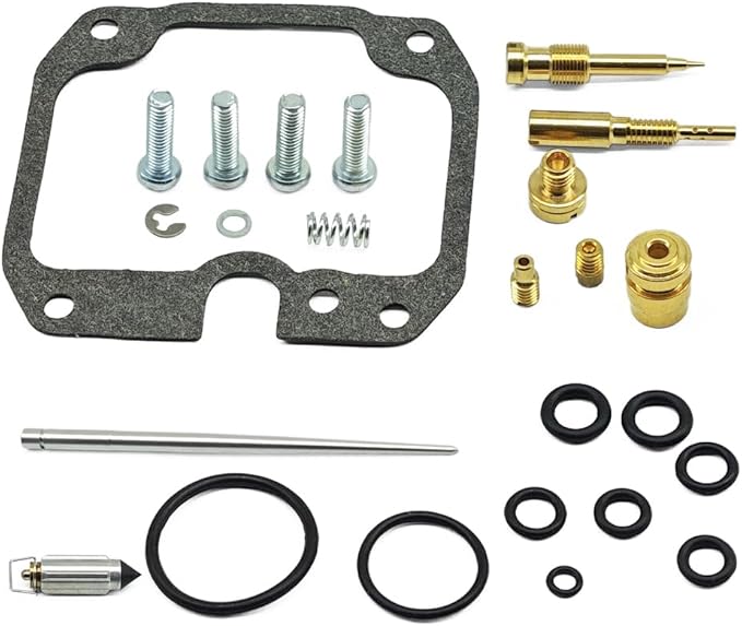 Carburetor Rebuild Kit Fit for Yamaha TTR125 Drum Brake 2000-2003 TTR125E Drum Brake 2003-2005 TTR125L Disc Brake 2000-2005 Replace 26-1312
