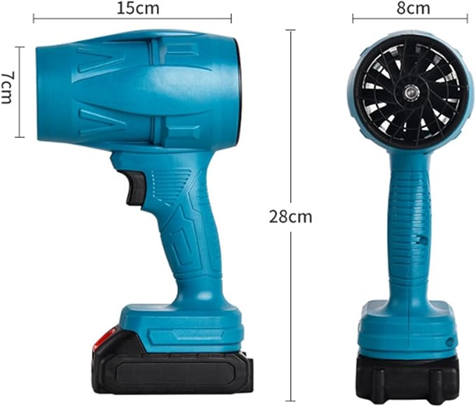 Leaf Blower Cordless, 21V Electric Cordless Leaf Blower, Leaf Cleaner for Lawn Care, Patio, Blowing Leaves,Dust,Depot,Blue