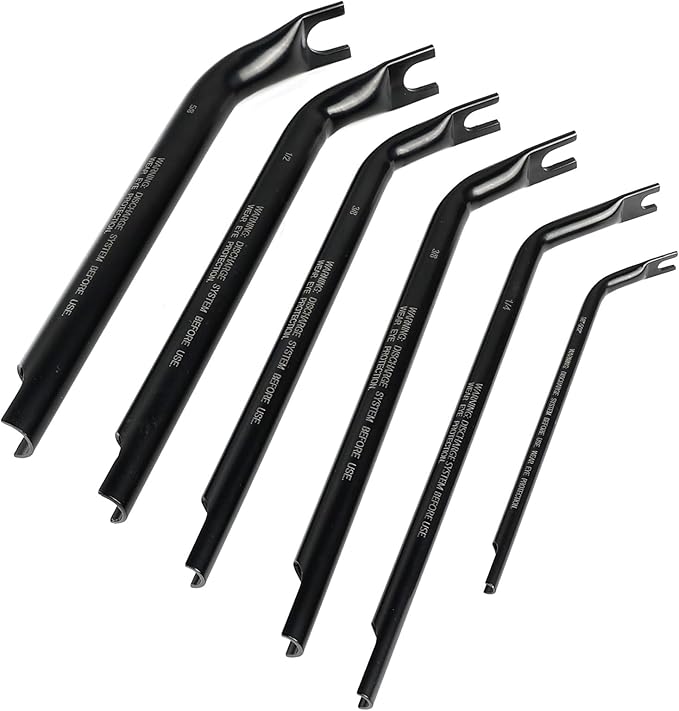 5PCS Air Line Disconnect Tool Set – Double-Ended Air Brake Line Disconnect Kit for Semi Trucks, Diesel Mechanics, and Heavy-Duty Air Systems (1/8"-5/8")