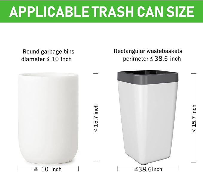 Compost Bags, 5 Gallon, 20Liter, Extra Thick 0.78 Mils, Biodegradable Food scrap waste bags with US BPI ASTM D6400 and Europe OK Compost Home Certified