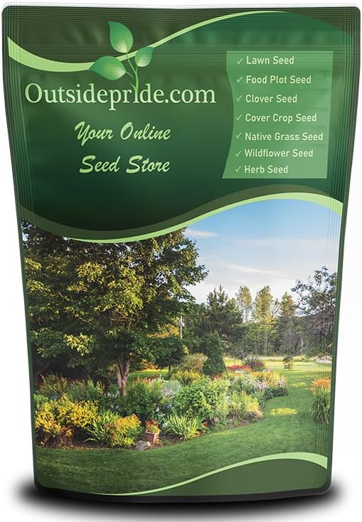 Outsidepride Combat Extreme Northern Zone - 10 Lbs Cold-Hardy, Drought-Resistant Turf Type Tall Fescue & Kentucky Bluegrass Lawn Grass Seed Blend, OptiGrowth Coated for Better Establishment