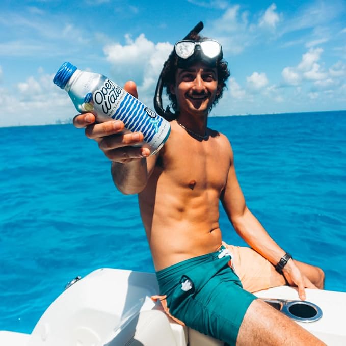 Open Water Still 16oz bottles (3 cases, 36 bottles) - Sustainable Aluminum Bottled Still Water With Electrolytes - 7.0 pH Balanced BPA-Free Ultra-Purified Water