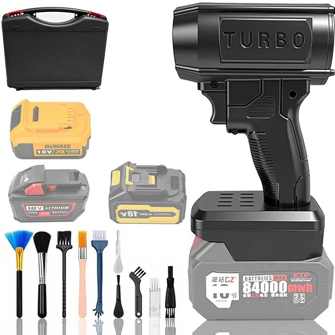 Jet Blower V3.0 Cordless Leaf Blower - 150,000 RPM 200 Mph Turbo Jet Blower for Lawn, Yard, Driveway, Garage Cleaning (Milwaukee)