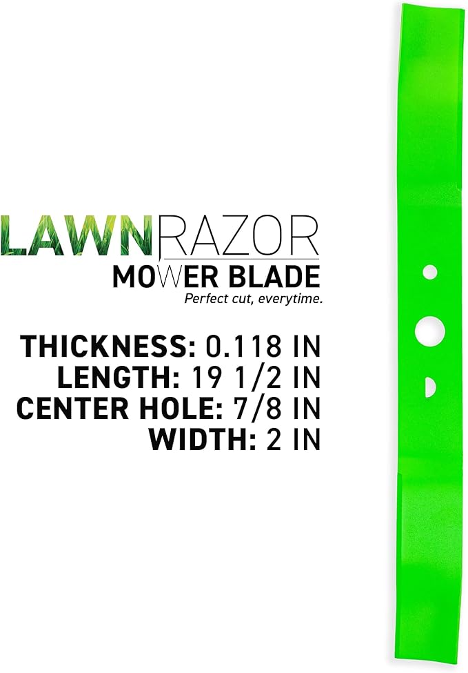 8TEN LawnRAZOR Blade for Greenworks Corded 21 MO12B00 MO13B00 29423 Mulching