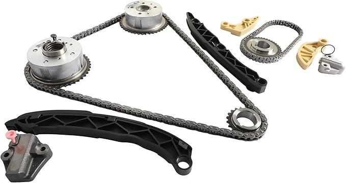 G4KJ G4KH Timing Chain Kit w/VVT Gear Fit For Kia Sorento Sportage Optima Hyundai Sonata Santa Fe 2.4L 2.0L 2011-2018, 24321-2G111 24350-2G750 24370-2G750