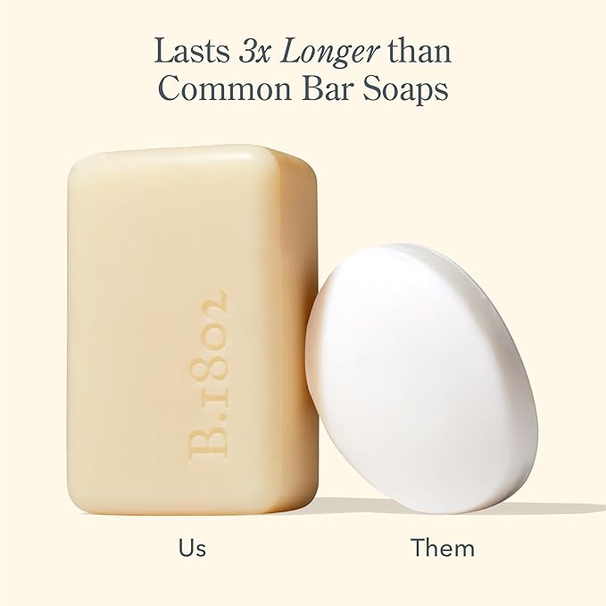 Beekman 1802 Goat Milk Body Soap Bar, Fresh Air - Scented - 9 oz - Nourishes, Moisturizes & Hydrates - 100% Vegetable Soap with Lactic Acid - Good for Sensitive Skin - Cruelty Free